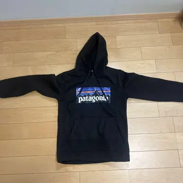 patagonia 후드 부착 후드티 블랙