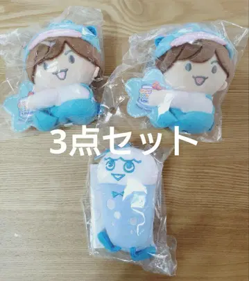 나니와단시 후지와라 죠이치로 3종 세트 산리오 나니와노니와 마스코트