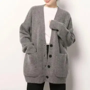THE SHINZONE 신존 모헤어 가디건 그레이