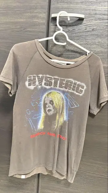 Hysteric Glamour 반팔 T셔츠 브라운