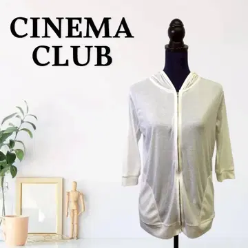 zG383 [ L ] CINEMA CLUB 후드티 7부 소매 캐주얼 시어