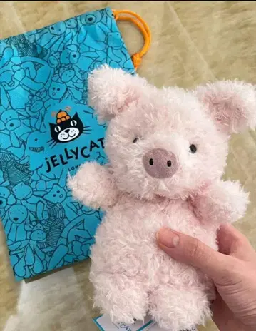 Jellycat 핑크 봉제 인형 본체*5