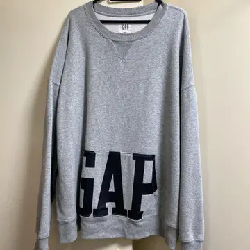 GAP 그레이 트레이닝복 큰 로고