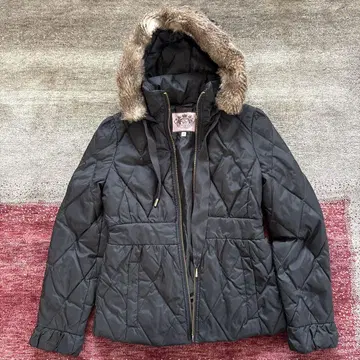 JUICY COUTURE 블랙 다운 자켓 S