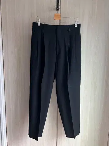 stein 슈타인 EX WIDE TAPERED TROUSERS 블랙 M