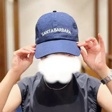 Shinzone x Newhattan 네이비 자수 캡