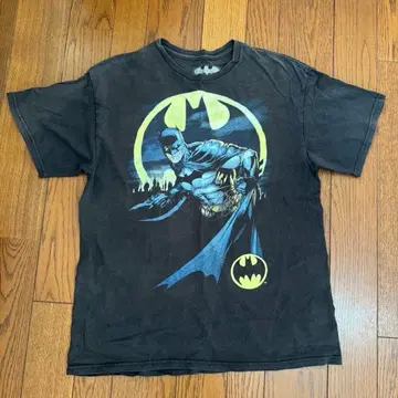 BATMAN 프린트 T셔츠 DC 아메리칸 코믹스 구제 의류
