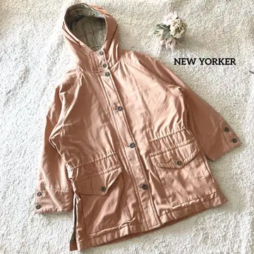 뉴요커 NEW YORKER 오렌지 후드 부착 점퍼 M