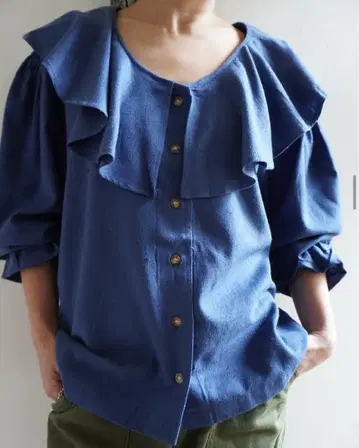 minoi DEAD STOCK 1990s MODA 실크 블라우스 미노이