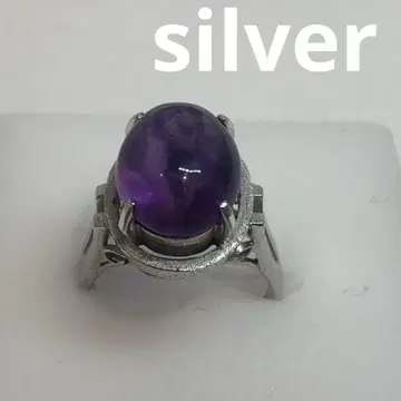 [ 새상품급 ] silver925 자수정 반지 5.5g