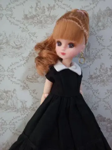 커스텀 리카짱 브라운 포니테일 22cm 인형