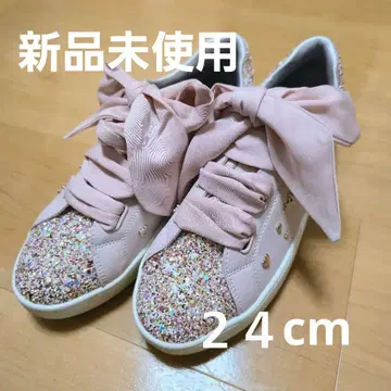 [ 미사용 새상품 ] +diana 핑크 글리터 스니커즈