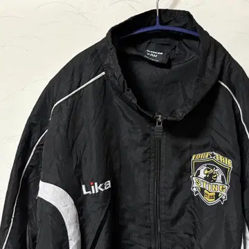 US 구제 의류 바람막이 하키팀 빈티지 블랙 남성용 M