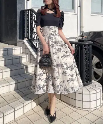 코르셋 도킹 반팔 원피스
