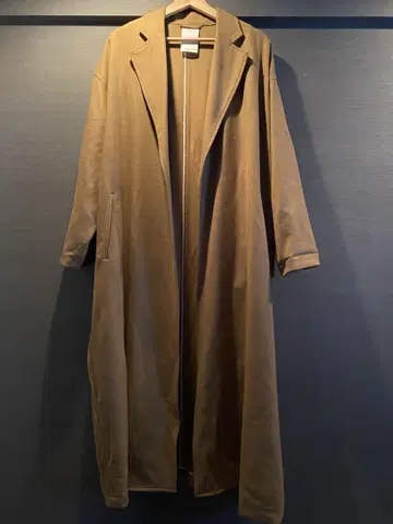 윔 가젯 울 롱 코트 카멜