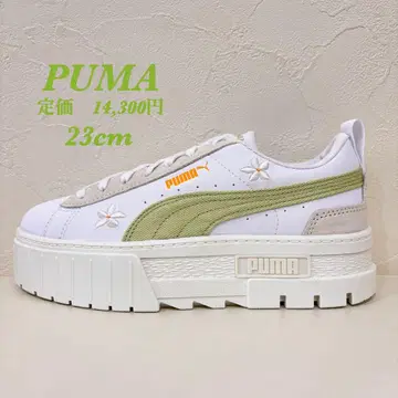 새상품 [ PUMA ] 푸마 메이즈 자수 통굽 스니커즈 23cm