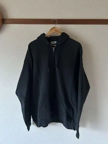 90s Lee Heavyweight 블랙 후드티 XL