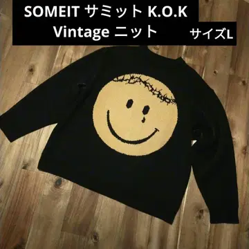 SOMEIT 서밋 K.O.K 빈티지 니트 사이즈 L USED 가공
