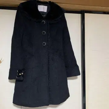 LIZ LISA 블랙 울 코트