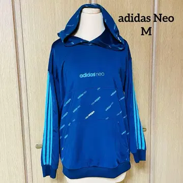 아디다스 네오 adidas neo 풀오버 후드티 후드 부착 네이비 M