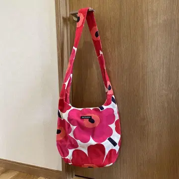 marimekko 플라워 패턴 숄더백