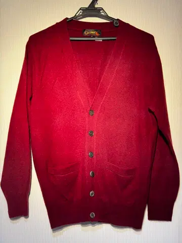 [새상품급] GRABRE 남성용 최고급 캐시미어 100% 가디건/M