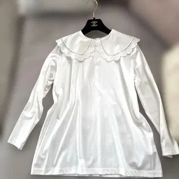 yori 화이트 긴팔 셔츠