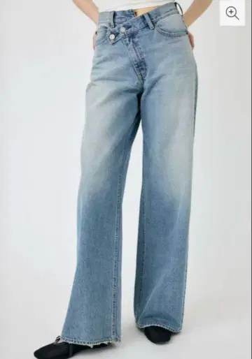 moussy CROSS WAIST WIDE STRAIGHT
