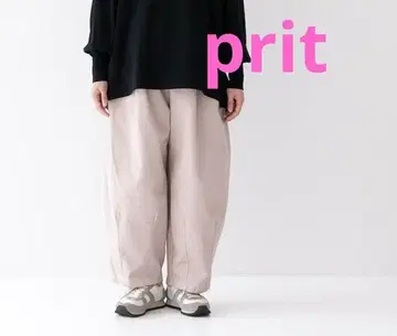 프릿 prit 무라치노 볼 팬츠 더스티 핑크