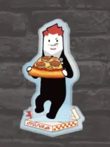 2BRO 동생 미니 아크릴 스탠드 15주년 POP UP STORE 피자