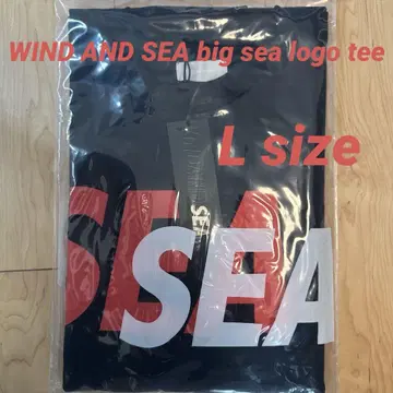 WIND AND SEA 블랙 프린트T셔츠 L 사이즈