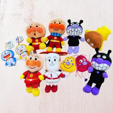 호빵맨 봉제 인형 세트