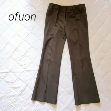 ofuon 슬랙스 팬츠 스트레치 소재 센터 프레스 남성용