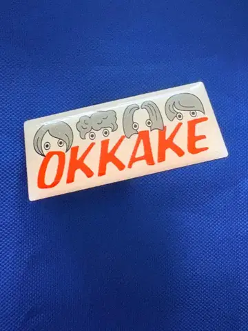[ 덤 포함 ] 마카로니 연필 OKKAKE 배지 핀즈 핑 굿즈