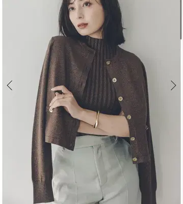 anuans 아뉴앙스 실크 블렌드 베이직 니트 가디건