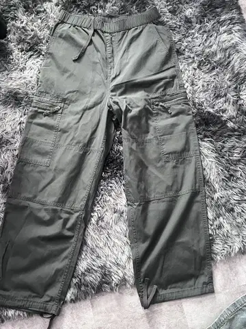 ZARA 카고 팬츠 카키