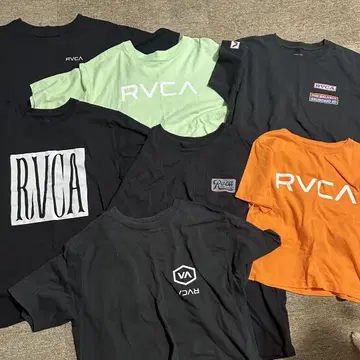 RVCA 티셔츠 세트 7장