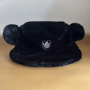 미키마우스 귀 달린 버킷햇 블랙 58cm