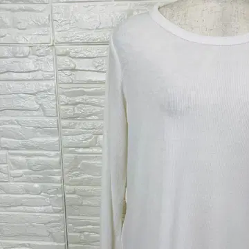CAPRICIEUX LE'MAGE 화이트 니트 T셔츠 프리 사이즈