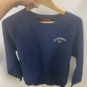 Callaway 남성용 골프웨어 긴팔 니트 네이비 LL