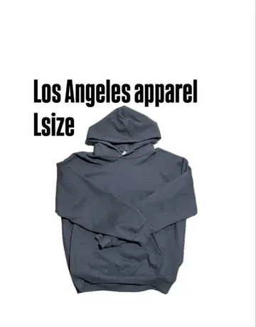 Los Angeles apparel 블랙 후드 후드티 L 사이즈
