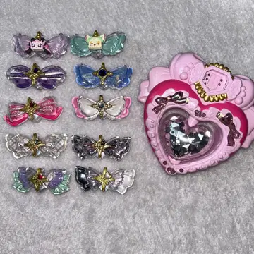 너와 아이돌 프리큐어 아이돌 하트 브로치 리본 세트 묶음 판매