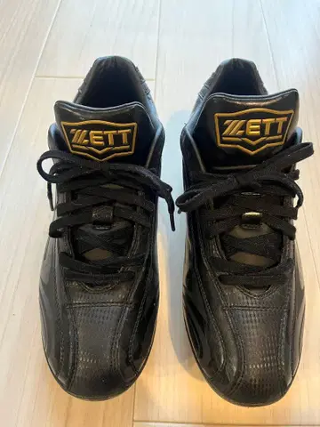 ZETT 블랙 스파이크 슈즈