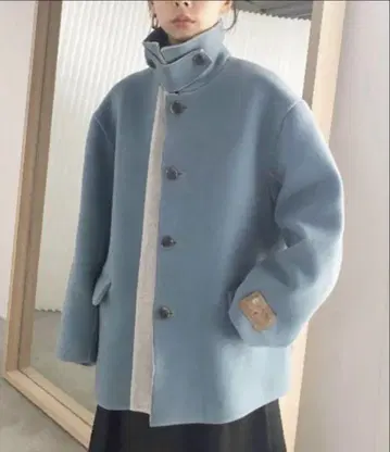 Ameri BI COLOR OVER MIDI COAT