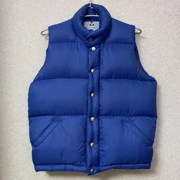 GERRY 다운 베스트 S 여성용 블루 컬러풀 따뜻한 푹신푹신