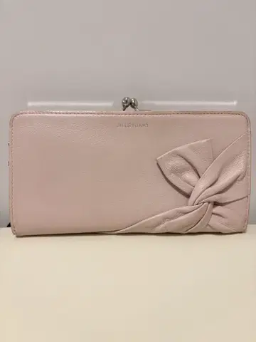질 스튜어트 핑크 가죽 장지갑