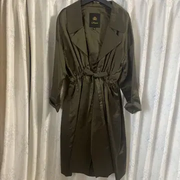 드로어 실크 가운 코트 36