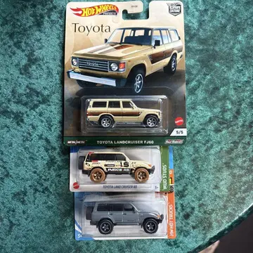 Hot Wheels 도요타 랜드 크루저 미니카 세트