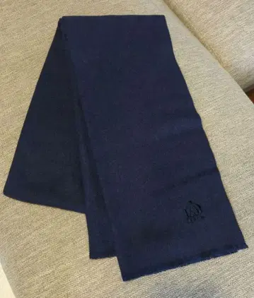 dunhill 남성 머플러 캐시미어 100% 네이비