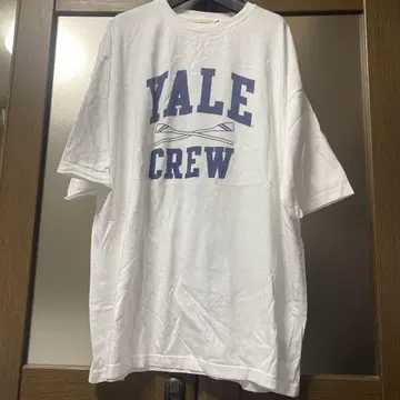 Yale Crew T셔츠 화이트 GOOD ROCK SPEED